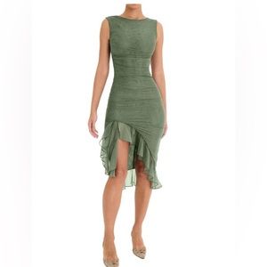 Tank Dress with Ruffled Hem